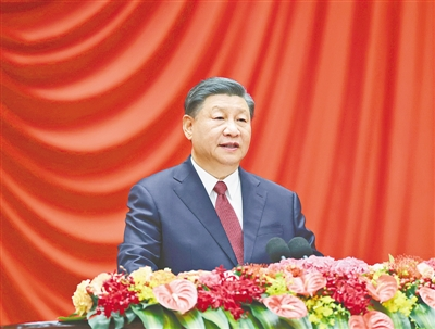 慶祝中華人民共和國(guó)成立74周年招待會(huì)在京舉行 <br/>習(xí)近平發(fā)表重要講話(huà) 李強(qiáng)主持 趙樂(lè)際王滬寧蔡奇丁薛祥李希韓正出席